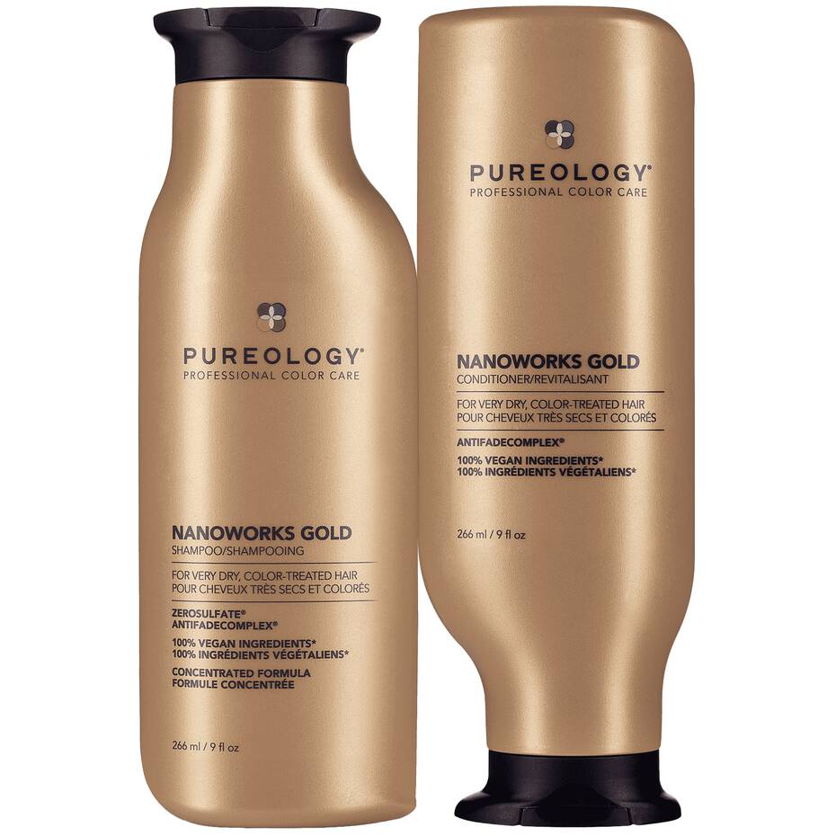 Nanoworks Gold Shampoo & Conditioner Duo For Dull, Very Dry Hair